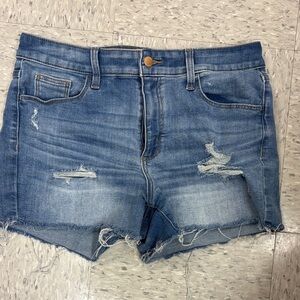 Universal Thread Blue Distressed Jean Shorts